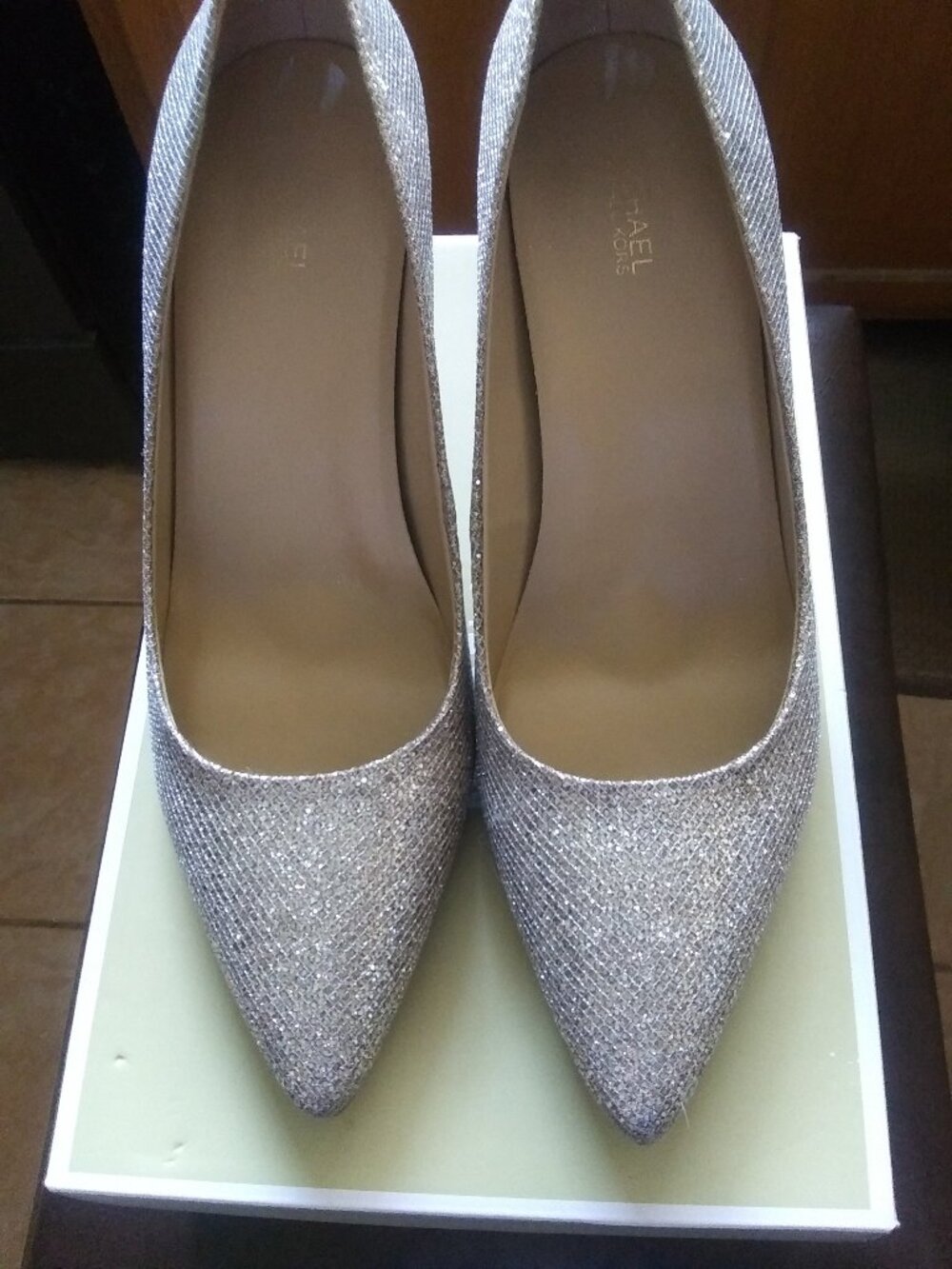 Michael Kors MK Flex Mid Pump Glitter Size 9M